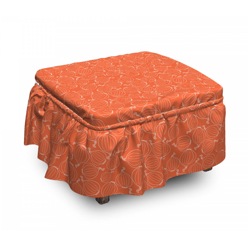Housse pour repose-pieds contour oignons