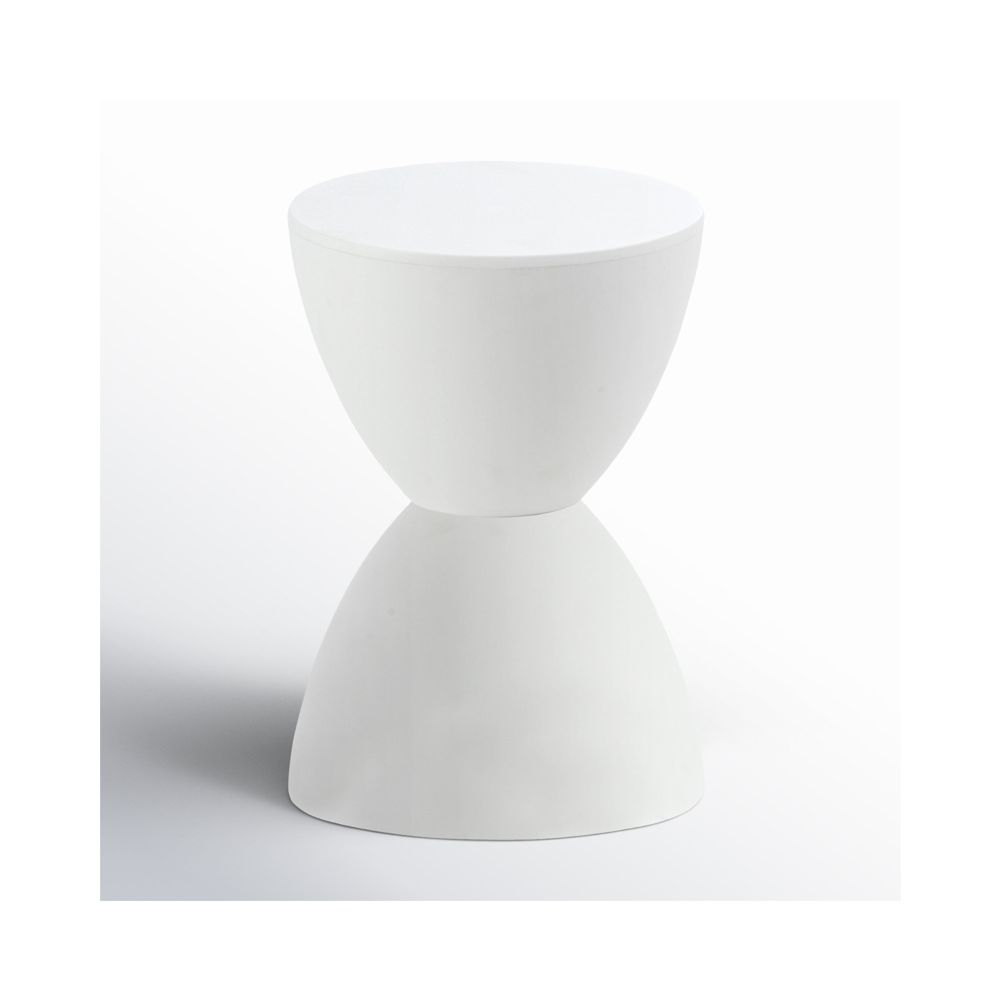 Burgess Accent Stool, White