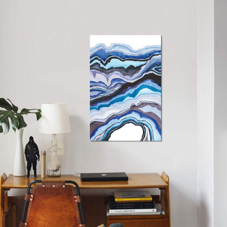 « quartz lore ii », reproduction sur toile, H 18 po x l 12 po x P 1,5 po, Toile tendue, Pas de tapis