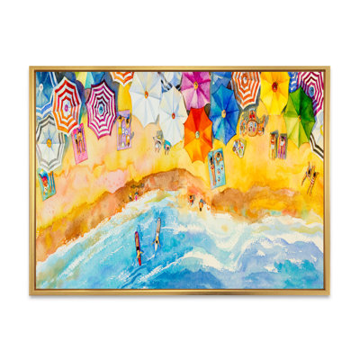 Aerial Pastel Beach Miami III " Aerial Pastel Beach Miami III " Painting Print