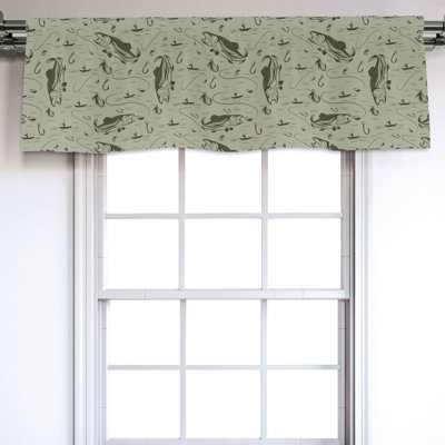 Sateen Ruffled Window Valance