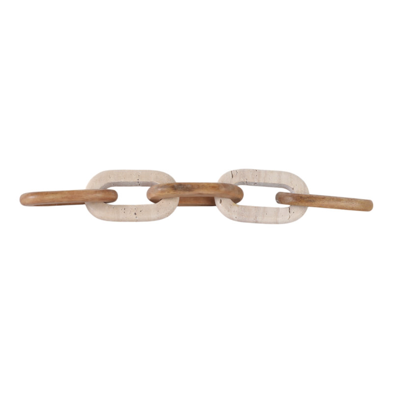 22X4 5-Link Marble Chain, Tan