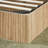 Lift Up Storage Bed Frame Wooden corrugated curved lines No Box Spring Needed-1356854562