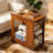 Coffeeing Table with Storage, Foldable Tabletop