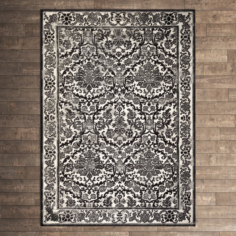Alessia Oriental Ivory/Gray Area Rug