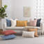 Housse de coussin en lin délavé texturé Boho Farmhouse-832485197-856874373