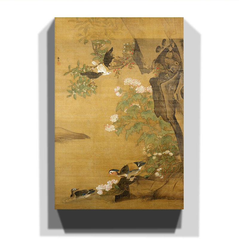 Lu Ji - Wrapped Canvas Painting, 100cm H x 70cm W