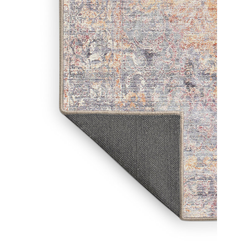 Tapis bleu/gris contemporain, Rectangle 7 pi x 9 pi