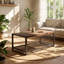 Table basse industrielle en bois massif récupéré l 44 po x P 23 po x H 18 po HOUSEMART