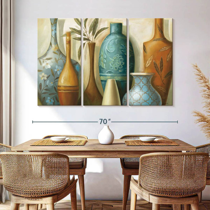 Senne Blue Morocco, 32" H x 50" W