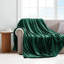 Reversible Faux Fur Mink Fleece Blanket Throw - Ultra Soft Plush Luxury Sofa & Bed Throw, Warm Light-301204284-299321578