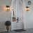 Square Traditional Outdoor Wall Lights,15 Inch, E12, Sand Black