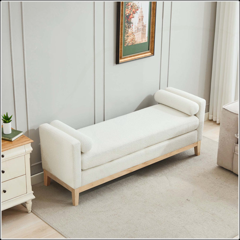 Banc de jour 66,34 po Boucle, Naturel, Ivoire ivoire