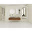 Meuble-lavabo mural spacieux et élégant avec lavabo en résine durable et nombreuses options de rangement