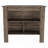Delos Kitchen Island, Four Legs, Three Shelves