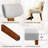 Mid Century Linen Modern Upholstered Dining Chairs Set of 2 With Wood Legs,Linen Grey-1685089341-1688756857