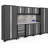 Bold Series 76.75'' H x 132'' W x 18'' D 9 Garage Storage Cabinet Set-138628690-39586018-39586096