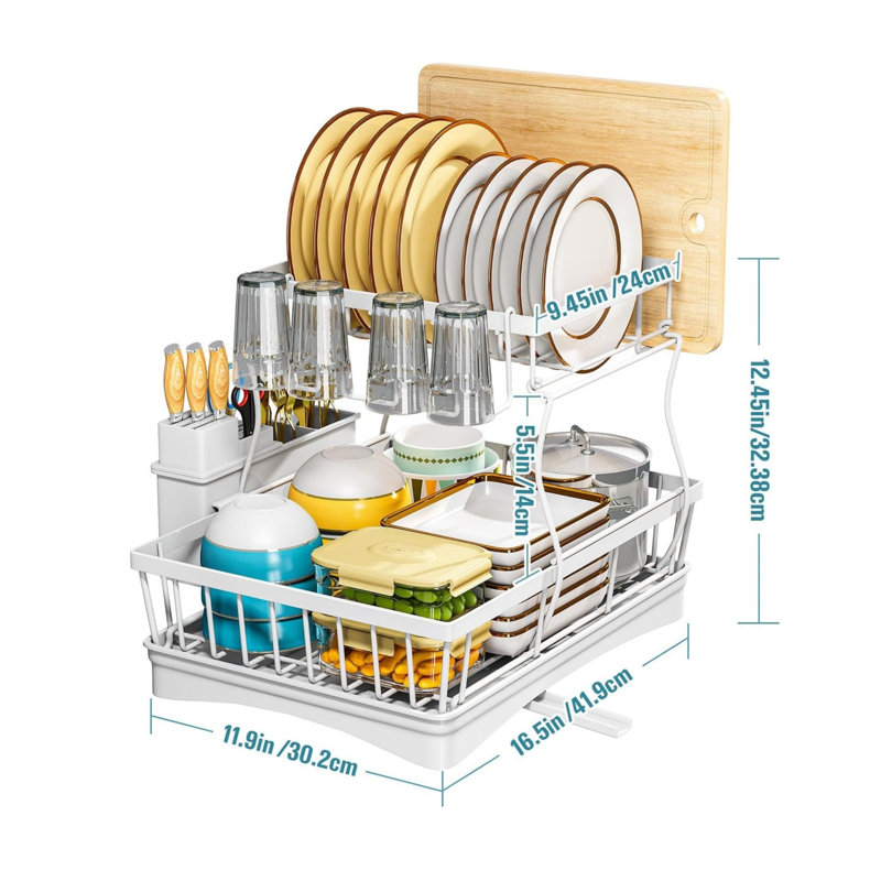 Two Tier Dish Rack