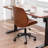 Bryonie Faux Leather Upholstered Armless Office Chair-1609716463
