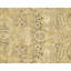 Hand Knotted Wool Area Rug in Gold