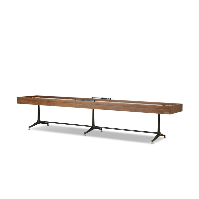 Small Shuffleboard Table-Ebonized Oak, 13ft, Ebonized Oak