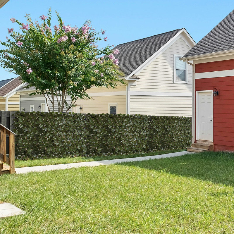 50.2'' H x 110.2'' W Faux Hedge Artificial Ivy Privacy Fencing with 1 Panel(s) Included