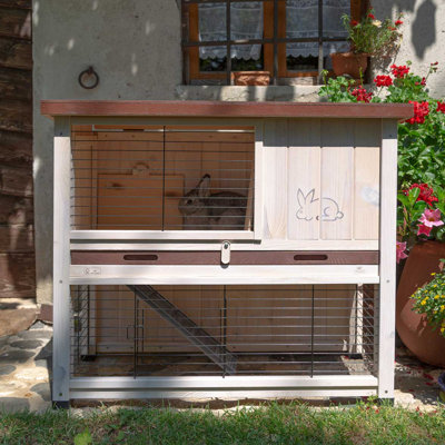 Weather Resistant Rabbit Small Animal Hutch