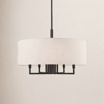 Bazilijus 6 - Light Dimmable Drum Chandelier