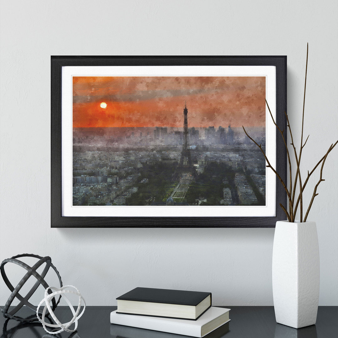 Eiffel Tower Vol.8 - Picture Frame Graphic Art