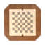 Table multi-jeux à 2 tiroirs en noyer