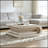 Square Coffee Tables with sturdy base