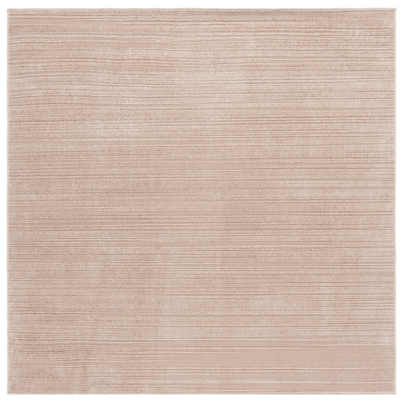 Fatmeh Performance Solid Color Rug, Square 6'7"