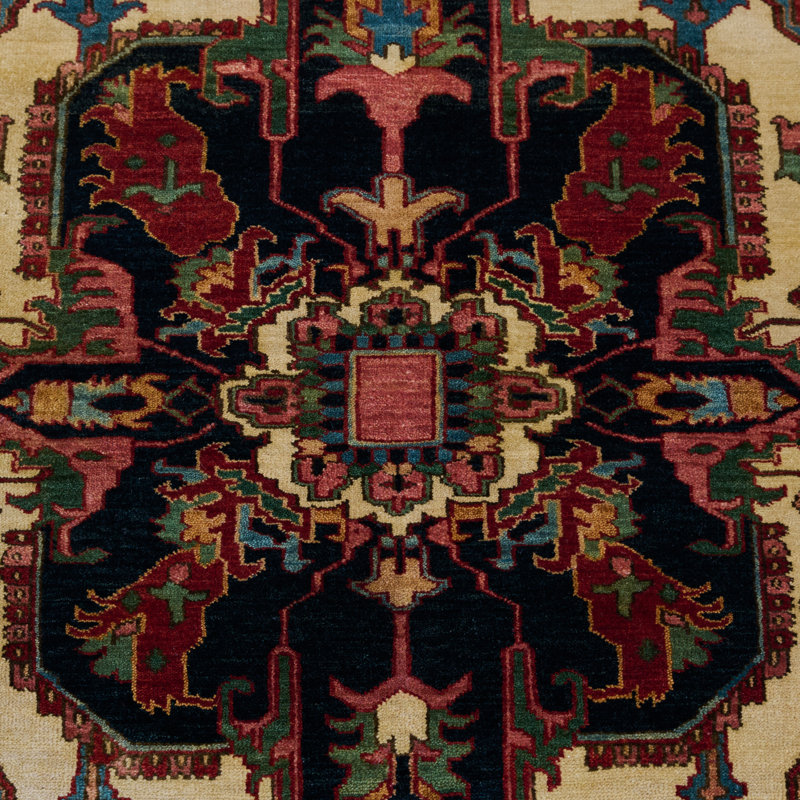 Ralph Lauren Gawsworth Wool, Cotton Oriental Rug, Rectangle 5' x 8'