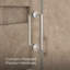 Components 57-1/4-In58-In W X 71-1/2-In H Frameless Pivot Shower Door With 3/8-In Crystal Clear Glass And Back-To-Back Vertical Door Pulls-975724768