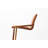 Upholstered Faux Leather Counter Stool with Stainless Steel Frame