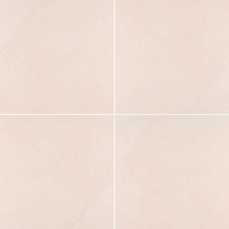 Westvale Sand 24 in. x 24 in. Matte Porcelain Stone Look Floor and Wall Tile, 24" x 24", Sand