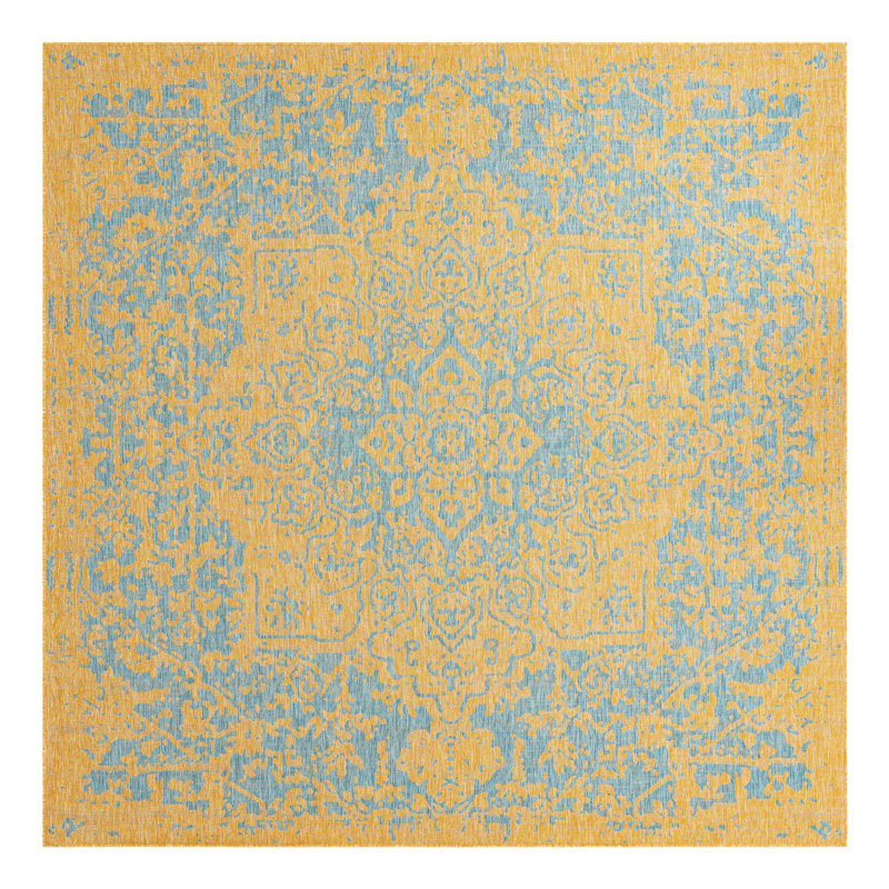 Jill Zarin Dubai Indoor/Outdoor Rug, Square 10'8"