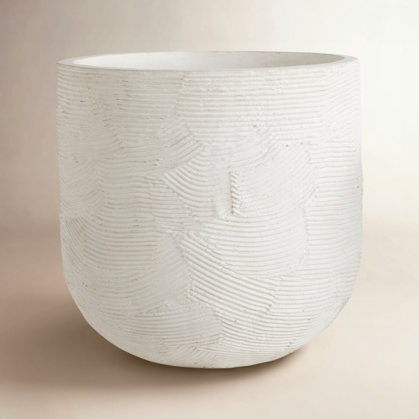 Atna 20" Concrete Pot Planter, 19.75" H x 20" W x 20" D