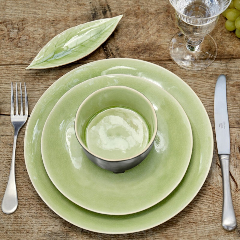 Riviera Dinner Plate, Vert Frais