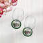 Sous-verres ronds en cuir vert-703067664