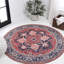 Tapis rouge / bleu marine Aailiyah Ornate-125332938
