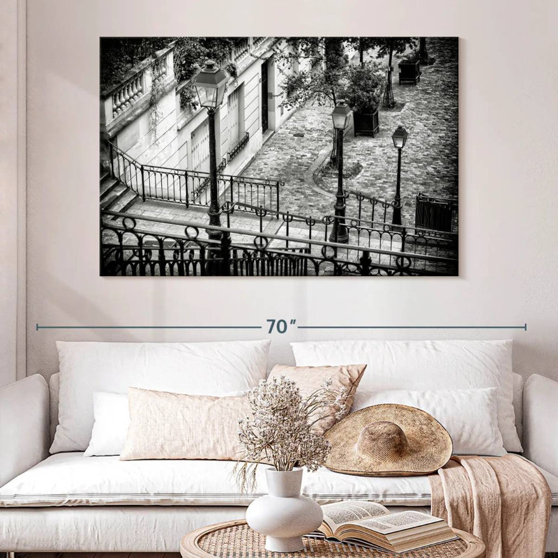 Staircase Montmartre II, 34" H x 51" W