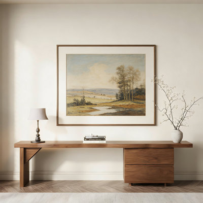 Mid-century Modern Tv Stand With Live-edge Wave Top, 2 Extendable Drawers, Walnut Finish Media Console For Tvs Up To 75"