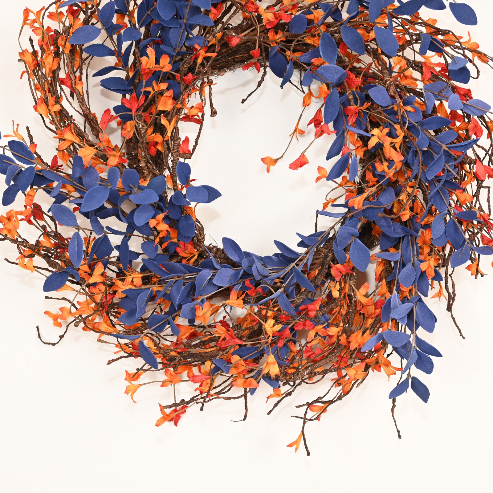24" Handcrafted Eucalyptus Thanksgiving Wreath