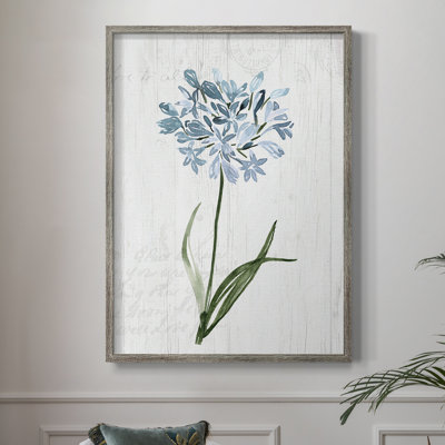 Garden Botanical I Framed Print - Solid Wood 50270