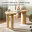 Felton Oval Solid Wood Base Writing Desk-1274131393