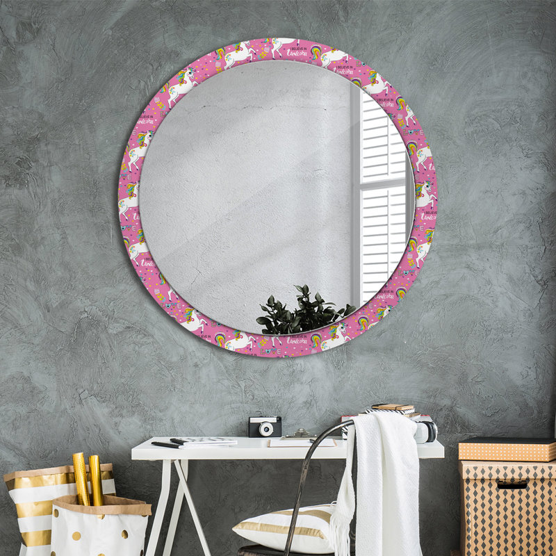 Huldar Glass Flat Wall Mirror