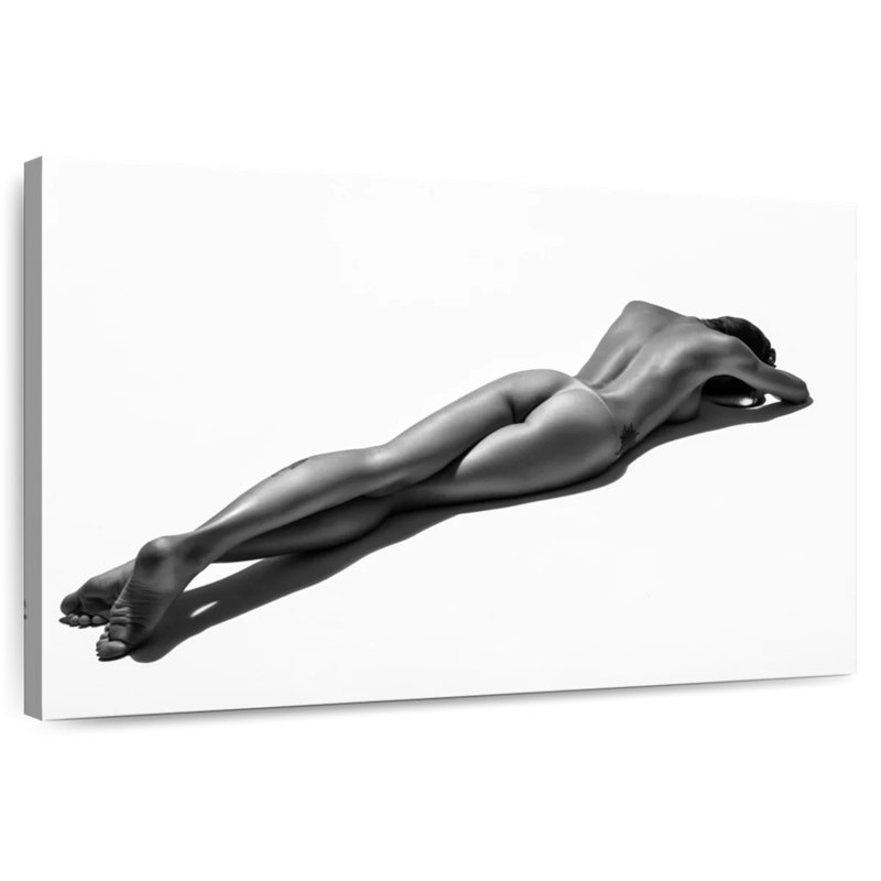 Noir Sunbathing Model, 8" H x 12" W