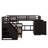Twin Twin Over Full Bunk Bed With Drawers,Desk And Wardrobe-1737361322