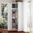 L-Shaped Corner Wardrobe With Top Cabinet